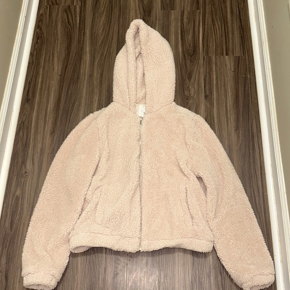 Sherpa like zip up Jacket - Picture 1 of 6